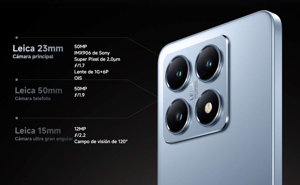 Sistema de cámaras Leica en el Xiaomi 14T
