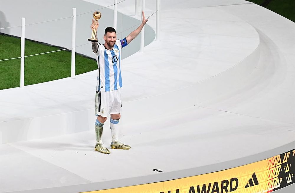 Lionel Messi donará las camisetas que usó en el Mundial de Qatar. (Mundial de Fútbol, Francia, Estados Unidos, Catar) EFE/EPA/Georgi Licovski