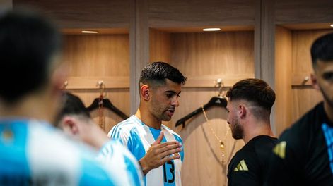 Los Andes | El cordobés Cuti Romero en duda para el próximo martes cuando la Selección reciba a Perú en la Bombonera. / Gentileza.