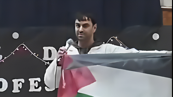 Jorge Macri sancionará a un docente que mostró una bandera Palestina en un acto escolar