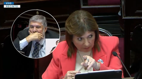 Callate la boca: el feroz cruce entre Patricia Bullrich y José Mayans en medio del debate.