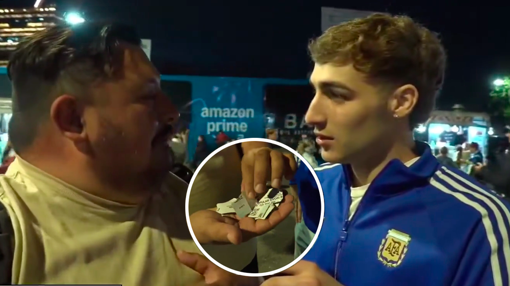 Un hincha aseguró que pagó $800.000 por dos entradas a la despedida de Messi y que su ex le rompió una antes de entrar.