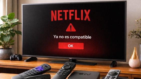 Netflix canceló su servicio en varios modelos de televisores y celulares.
