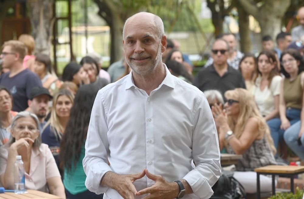 Horacio Rodríguez Larreta lanzó su precandidatura presidencial. Foto: Clarín