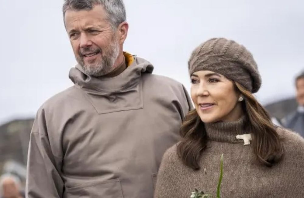 El rey y la reina de Dinamarca