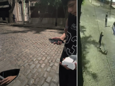 Un influencer que vendía un celular filmó el momento en que trataron de robarle y le dispararon en la pierna.