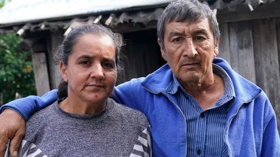 María Noguera y José Peña, los padres de Loan Peña. Gentileza