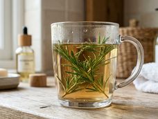 Aunque el romero contiene antioxidantes y antiinflamatorios como el ácido rosmarínico, la remoción del exceso de grasa del cuero cabelludo depende de una lavada correcta con champú.