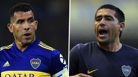 Juan Román Riquelme se rindió a los pies de la trayectoria de Tévez.