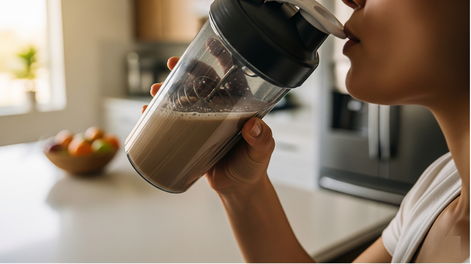 Antes del fin de semana, viene bien un batido proteico.
