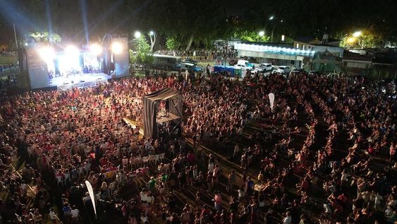 En Maipú más de 5 mil personas colmaron el Parque Canota junto a los Reyes Magos. Foto: Prensa Maipú