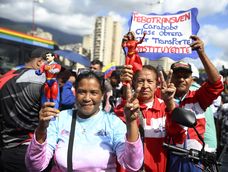 Movilización por la libertad de Maduro en Venezuela
