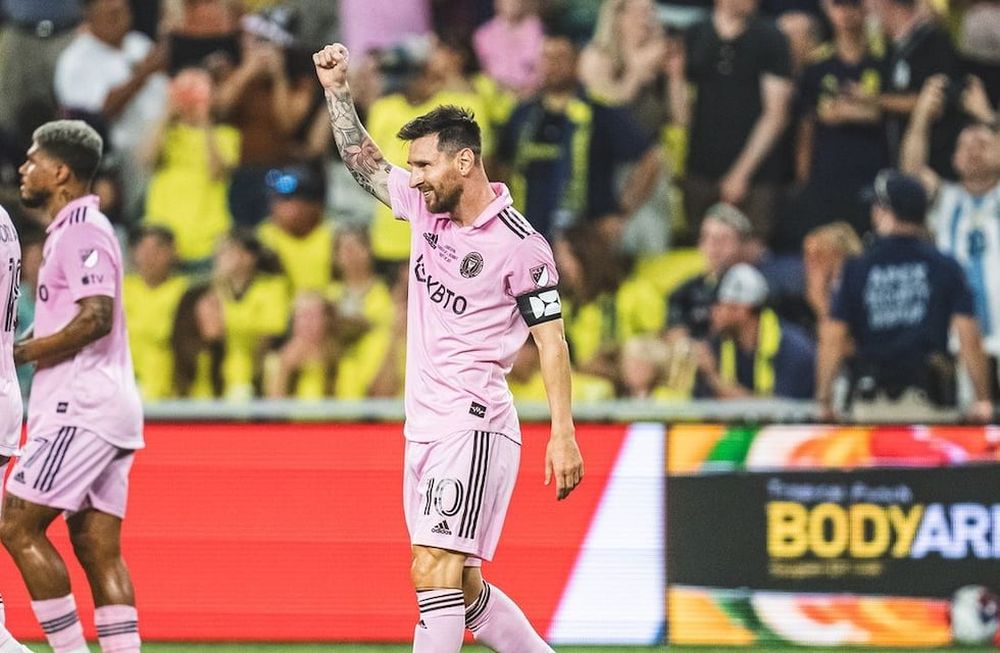 Lionel Messi en la final de la Leagues Cup con Inter Miami. (Prensa Inter Miami).