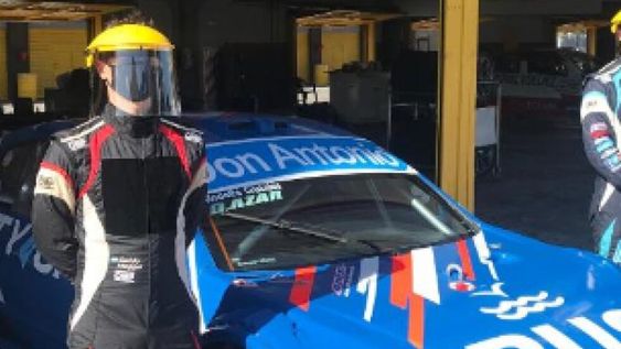 La felicidad de Azar tras probar el Top Race en el Gálvez