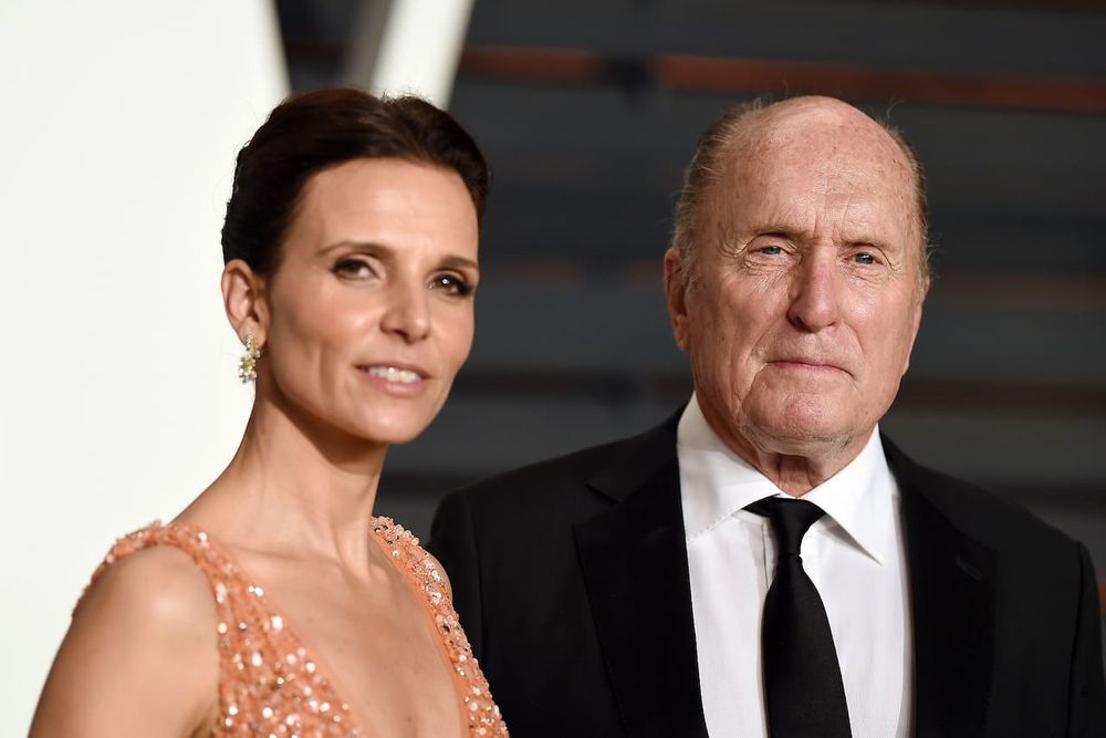 Robert Duvall junto a su esposa, la-argentina Luciana Pedraza