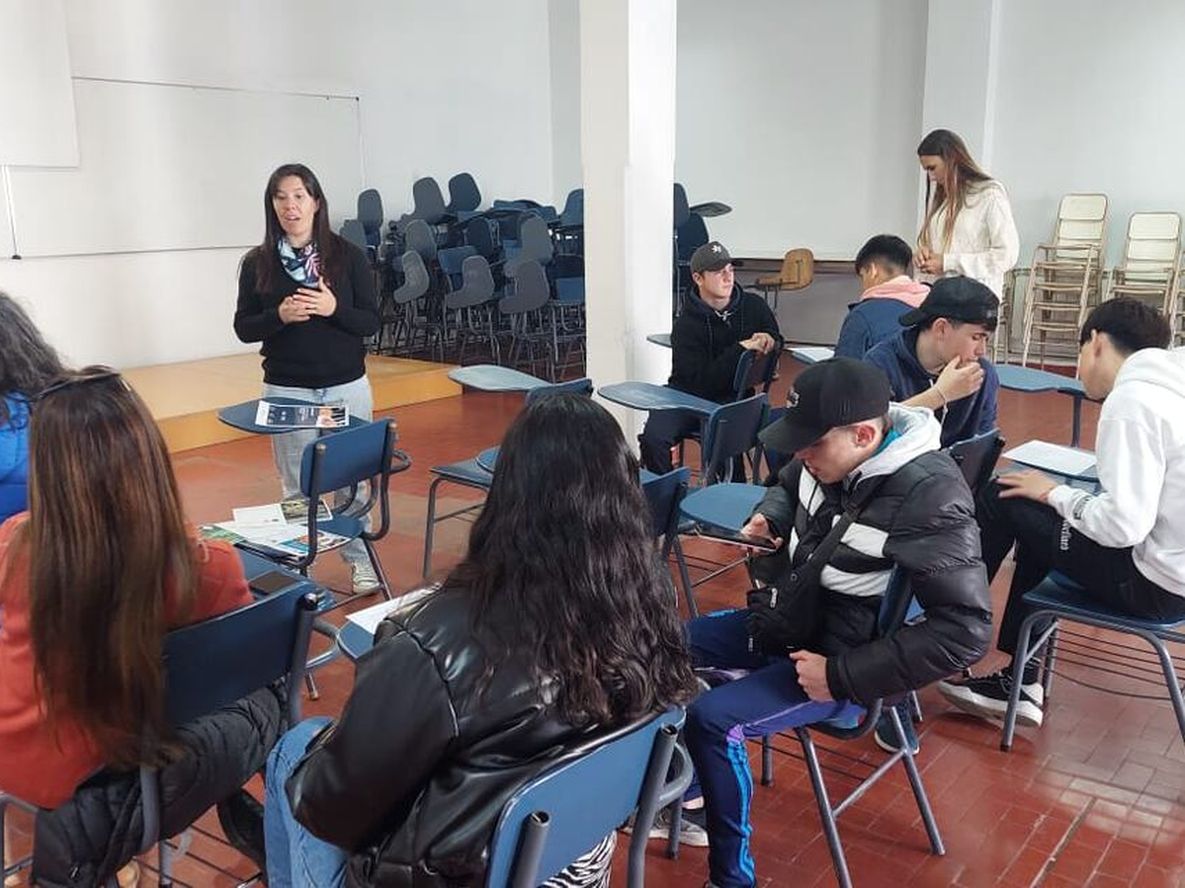 Estudiantes de escuela secundaria