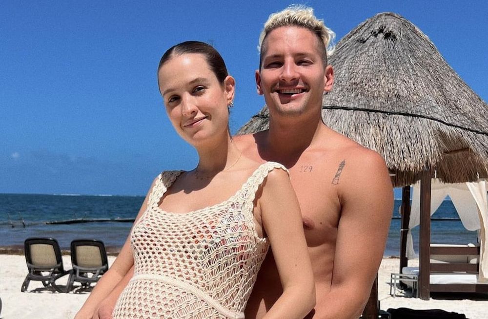 Mau Montaner y Sara Escobar fueron papás.