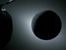 Imagen de la luna captada por Artemis II.