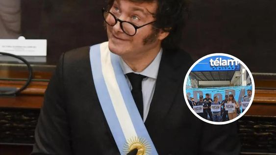 Javier Milei se expresó en redes tras el cierre de Télam