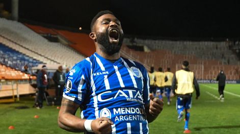 Los Andes | Grito sagrado y eterno. El Morro García festeja su último gol con la camiseta de Godoy Cruz. Fue ante Huracán, el 10 de febrero de 2020 y el próximo miércoles se cumplirá un año.