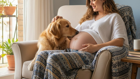 Los perros perciben transformaciones familiares incluso antes de que se confirme un embarazo