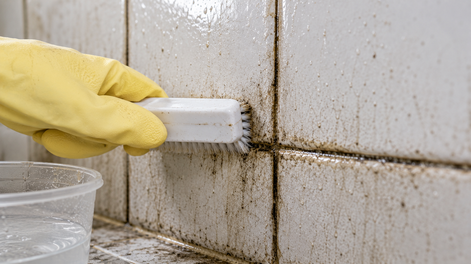 ni lavandina ni bicarbonato: el truco para limpiar las juntas negras de los azulejos del bano y dejarlas claras nuevamente