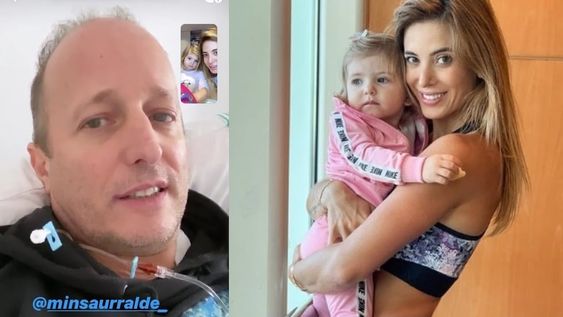 Jésica Cirio alentó a Insaurralde por su delicado estado de salud: “Vamos mi vida, ¡fuerza!”