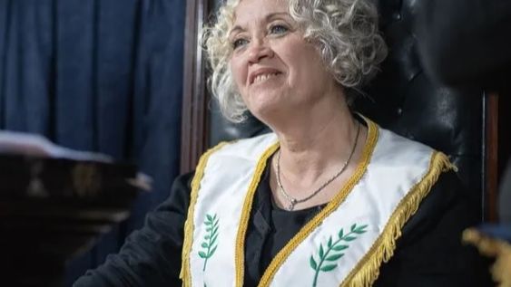 María Elena Castillo, Gran Maestra de la Gran Logia Femenina Argentina.&nbsp;