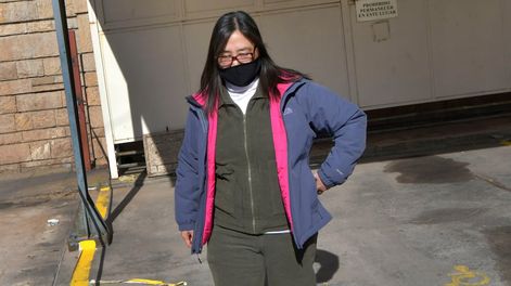 Los Andes | Luego de estar presencialmente en Tribunales el martes pasado, este jueves la monja Kumiko Kosaka declaró virtualmente. Insistió en su inocencia y dijo que sus años en el Próvolo están entre los mejores de su vida. Foto : Orlando Pelichotti  / Los Andes.