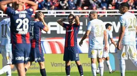 Crisis en San Lorenzo: perdió en la última pelota y los hinchas no perdonaron. / Gentileza.