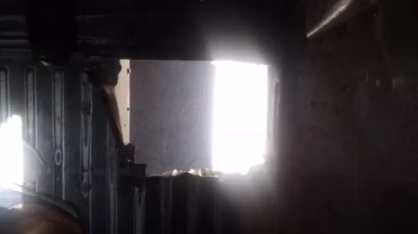 Los Andes | El detenido hizo un agujero en el piso de unos 40 o 50 centímetros de diámetro. Gentileza Diario Mendoza.