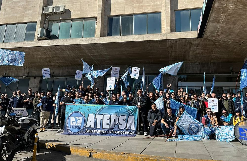 ATEPSA en conflicto por falta de respuestas salariales. Foto: X / @ATEPSA_Nacional