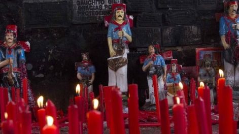 El Gauchito Gil, uno de los santos populares más importantes de Argentina.