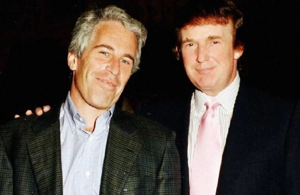 Jeffrey Epstein y Donald Trump en una foto de archivo