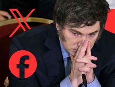 La crisis por Adorni golpeó a Milei en redes sociales.