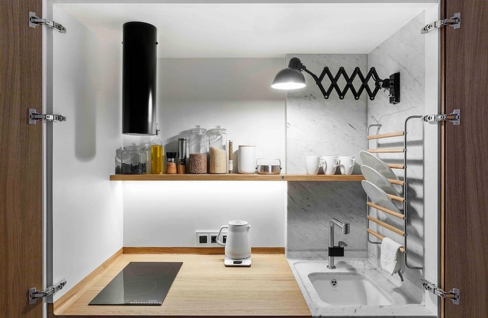 ¿Cómo diseñar una cocina oculta?