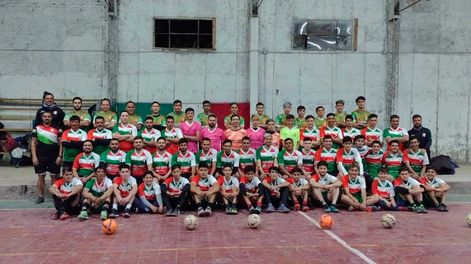 Los Andes | Presentación. El ambicioso proyecto del “Fraile” incluye competir en todas las categorías de Fefusa, y también con el incipiente equipo femenino. / Gentileza Prensa Club Beltrán.