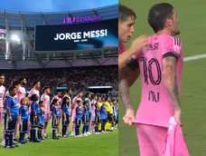 Rodrigo De Paul celebra y homenajea a Lionel Messi en partido de Leagues Cup