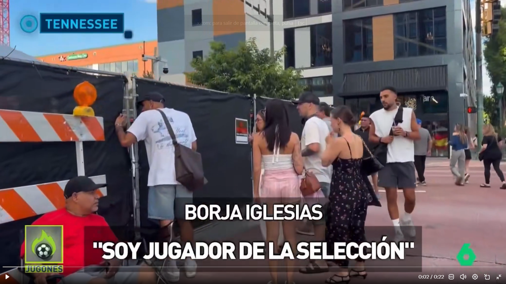 Borja Iglesias vivió una insólita confusión en el Mundial: volvió al hotel de España y la seguridad no lo reconoció.&nbsp;