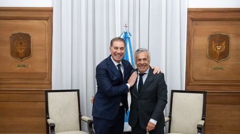 Diego Santilli y Alfredo Cornejo