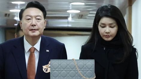 Los Andes | Presidente de Corea del Sur, Yoon Suk Yeol, junto con la primera dama.