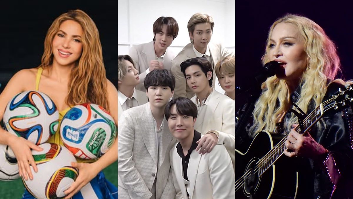 La final del Mundial 2026 tendrá a Shakira, BTS y Madonna en el show de medio tiempo