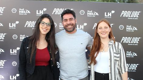Magdalena Molina, Martín Lerdon y Lucía Monserrat.