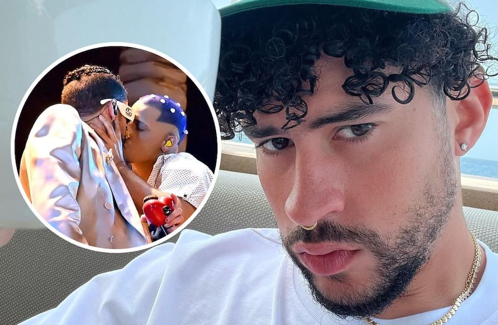 El beso de Bad Bunny a un bailarín como el de Britney y Madonna en los VMA’s.