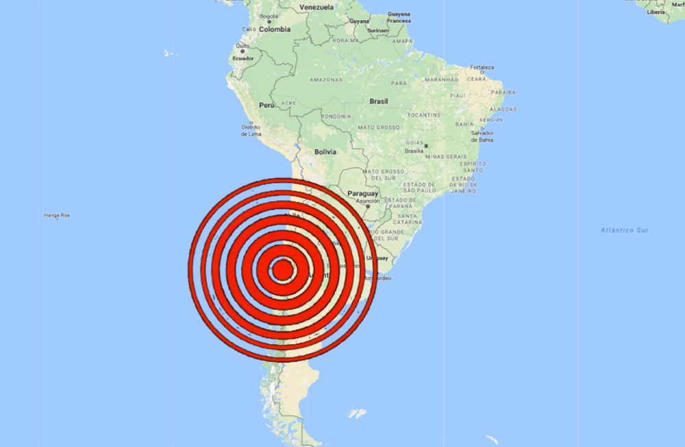 Un sismo de  5,4 sacude Chile y es el tercero en dos días