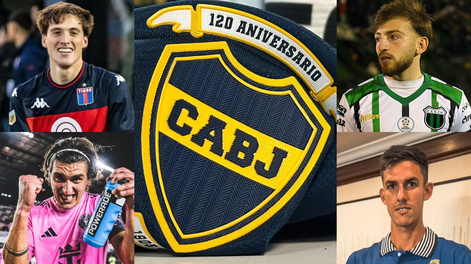 Jabes Saralegui, Nacho Rodríguez, Giovanni Ferraina y Renzo Giampaoli, cuatro de los futbolistas que regresan a Boca.