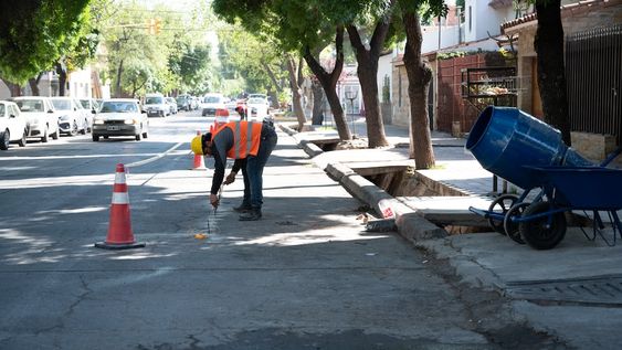 Se reiniciaron las obras de la ciclovía de Martínez de Rozas en Ciudad