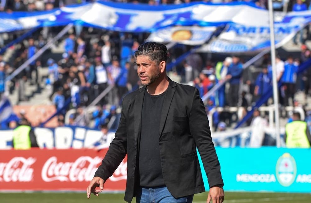 ENTUSIASMADO. Sergio Gómez se mostró muy contento con el rendimiento de los jugadores que no venían teniendo muchos minutos, como Ramírez, Vega y Larrosa. Foto; Mariana Villa / Los Andes