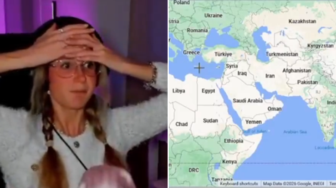 Intentó ubicar Argentina en un mapa pero cometió un insólito error: qué lugar señaló