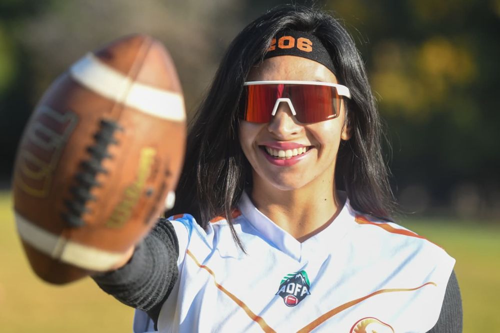 Abigail Brizuela, la mendocina convocada a la Selección argentina de flag football.